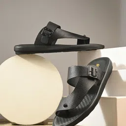 Hitz Men Leather Comfort Sandals-picture-18