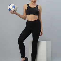 Luxora Women Full Coverage Lightly Padded Cotton Workout Metal image 3