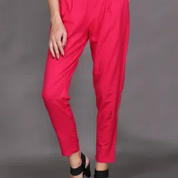 Pittra4ever Women Comfort Regular Fit Mid-Rise Trousers-picture-22