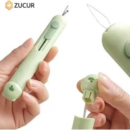 zucur 2 in 1 Needle Threader Tool, Domestic Use Sewing Needle Threader Thread Pick-picture-16