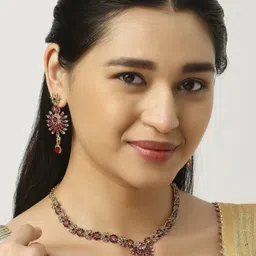 Anouk Gold-Plated Stone-Studded Jewellery Set-picture-39