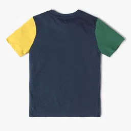 GAP Boys Brand Logo Colourblocked Pure Cotton T-shirt image 2
