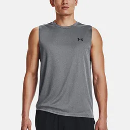 UNDER ARMOUR Printed Brand Logo Detail Sports T-shirt-picture-25