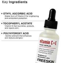 Freeskin Vitamin C + E Face Serum With Ethyl Ascorbic Acid - 30 ml image 3