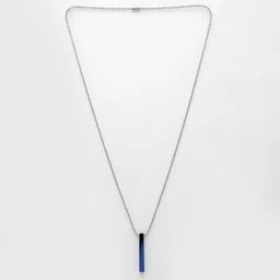 Roadster Men Rhodium-Plated Geometric Pendant with Chains image 5