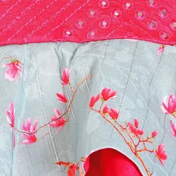 Pragya Exclusive Girls Printed Ready to Wear Lehenga & image 3