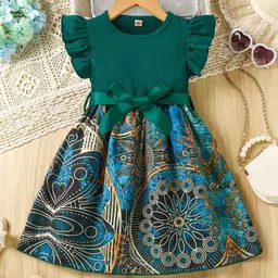 BAESD Print Fit & Flare Dress-picture-15