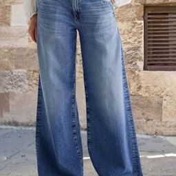 JC Mode Women Wide Leg High-Rise Light Fade Jeans-picture-9
