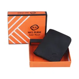 NICE PURSE Men Textured PU Two Fold Wallet image 2