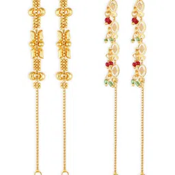 VIVASTRI Women Gold-Plated Alloy Earrings-picture-22