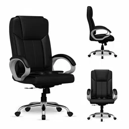 FUGO High Back Swivel Study Arm Chair image 2