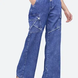 FCK-3 Women Brooklyn Relaxed Fit High-Rise Stretchable Jeans image 4