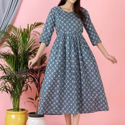 Moda Rapido Floral Print Fit & Flare Maxi Dress-image-87