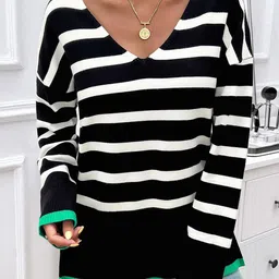 StyleCast Women Striped Pullover-picture-29