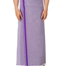 Ethazh Men Pack of 2 Dhotis image 3