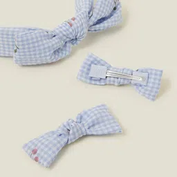 Accessorize Girls Set of 3 Hairband & Tic Tac Clips Hair Accessory Set image 2