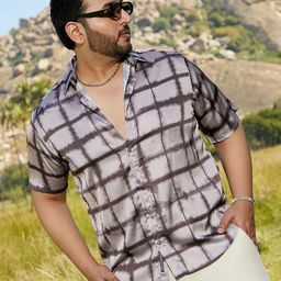Instafab Plus Men Comfort Opaque Printed Casual Shirt-picture-5