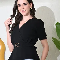 IUGA Puff Sleeve Tube Top-picture-10
