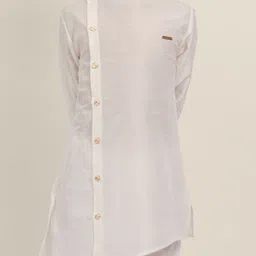 DEVOILER Boys Mandarin Collar Straight Kurta image 2