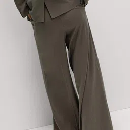 Marks & Spencer Women High-Rise Wide Leg Trousers image 2