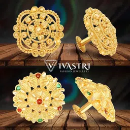 VIVASTRI Women Gold-Plated Alloy Earrings-picture-39