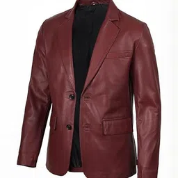 NOORIGARMENTS Men Lapel Collar Solid Lightweight Tailored Jacket image 4