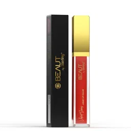 Beaut By Sterling Super Lustrous Intense Matte Liquid Lip Color - 10 ml - Fiery Red image 2