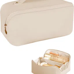 koccido Women White Cosmetic Bag image 2