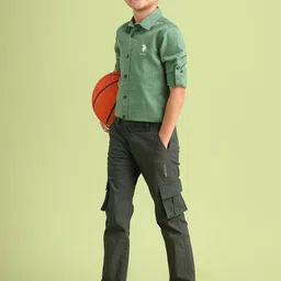 U.S. Polo Assn. Kids Boys Cargo Style Trousers-picture-42