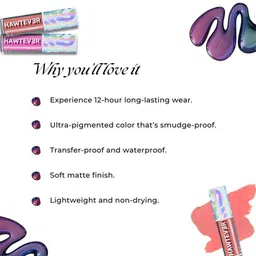 Hawtever Matte Fact Long Lasting Liquid Lipstick With Jojoba Oil - Cinnamon image 3