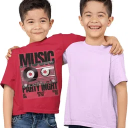 TeeSlix Unisex Red Tshirts image 2