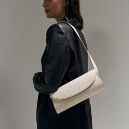 Zamana Textured Baguette Shoulder Bag image 5