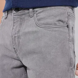 The Roadster Life Co. Men Regular Fit Light Fade Stretchable Jeans image 2