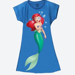 Wear Your Mind Girls Printed Cotton T-shirt Dress-picture-0