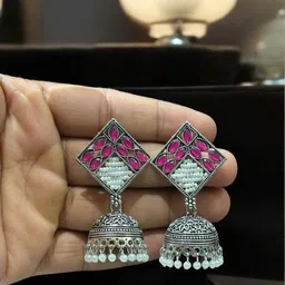 ANTICO Geometric Jhumkas Earrings image 5