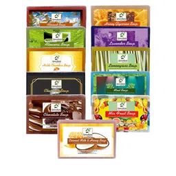 SPARSHAM-NATURE'S TOUCH Set Of 11 Almond- Aloevera- Haldi Chandan- Chocolate- Coconut Soap-picture-30