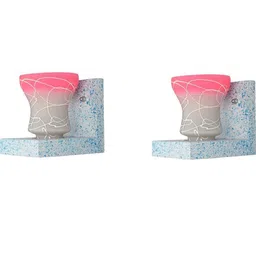 SOMIL Pink Glass Cylinder Printed Wall Lamps-picture-36