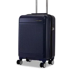CALVIN KLEIN IN STEREO Range Midnight Navy Hard 22" Cabin Luggage image 5