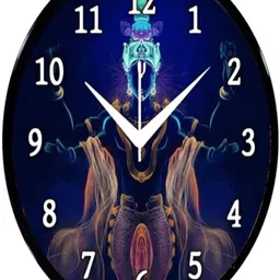Babawill Multicoloured & Multicoloured Printed Wall Clock-picture-20