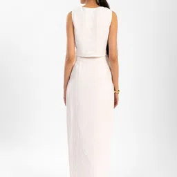 Contemponari Embroidered Top With Skirt Co-Ords image 4