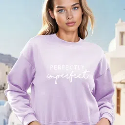 Kotty Women Typography Printed Round Neck Full Sleeve Sweatshirt-picture-38