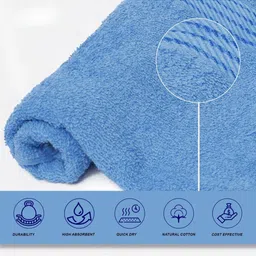 LIBERTY TOWELS Blue & Blue 1 380 GSM Bath Towel image 3