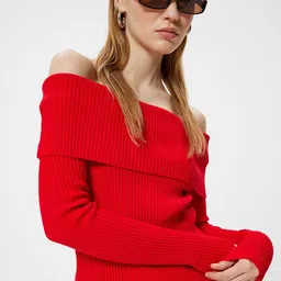 Koton Women Ribbed Pullover-picture-25