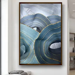 Artsense Multicoloured Canvas Abstract Wall Paintings image 1