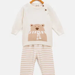 JWAAQ Kids Printed Round Neck Sweater With Jogger-picture-11