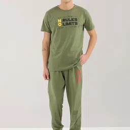 Masculino Latino Men Printed Pure Cotton Night suit-image-22