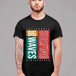 Raregems Typography Printed Round Neck Pure Cotton T-shirt-picture-14