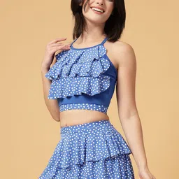 CUKOO Printed Padded Swim Bikini Set image 2