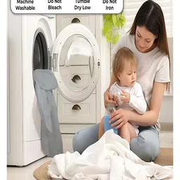 GRISHVA Set Of 2 Grey Cotton Water Resistant Mattress Protector image 4