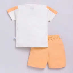 Nottie Planet Boys Printed Round Neck Pure Cotton T-Shirt With Shorts image 4